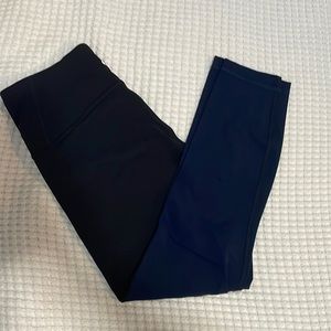 Lululemon colour block high rise crop